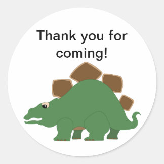 Dinosaur Party Sticker
