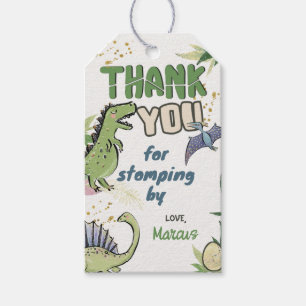 Dinosaur Party Theme Gift Tags
