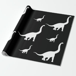Dinosaur  Pattern Brachiosaurus Wrapping Paper