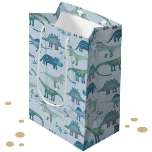 Dinosaur Pattern Fun Medium Gift Bag