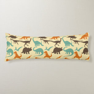 Dinosaur Pattern Silhouette Body Cushion