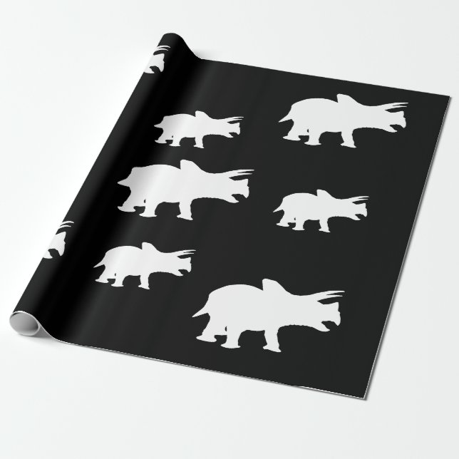 Dinosaur Pattern   Wrapping Paper (Unrolled)
