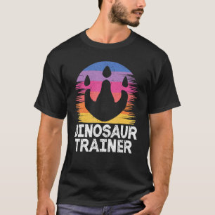 Dinosaur Paw Dino Trainer Halloween Costume Retro  T-Shirt