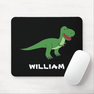 Dinosaur Personalised Custom Name Back To School Mouse Mat