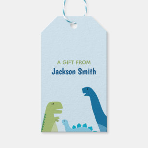Dinosaur Personalised Gift Tags