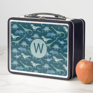 Dinosaur Personalised Metal Lunch Box