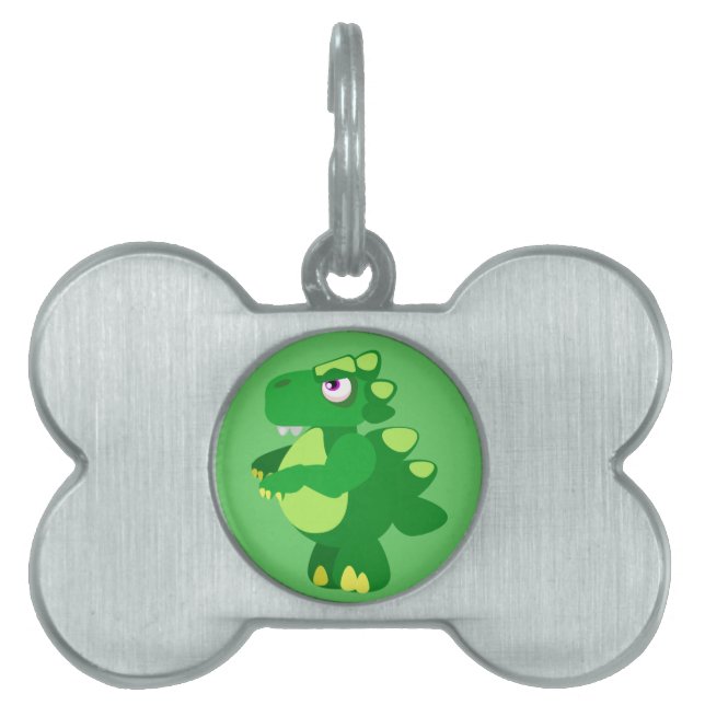 Dinosaur Pet Tag (Front)