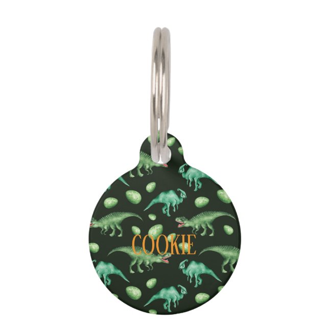 Dinosaur Pet Tag (Front)