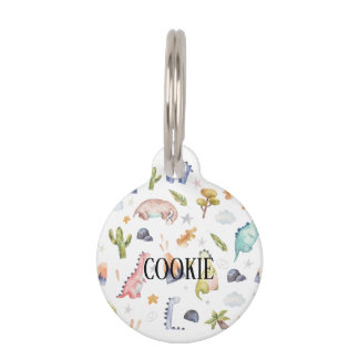 Dinosaur Pet Tag