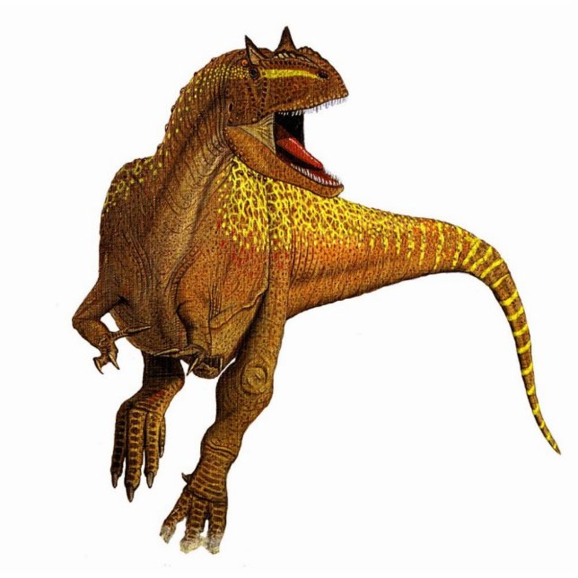 Dinosaur Photo Sculpture Allosaurus Gregory Paul (Front)