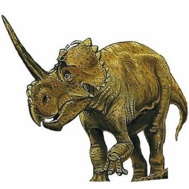 Dinosaur Photo Sculpture Centrosaurus Gregory Paul (Front)