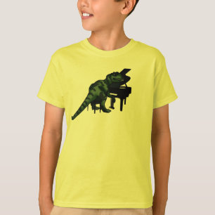 Dinosaur Pianist T-Shirt
