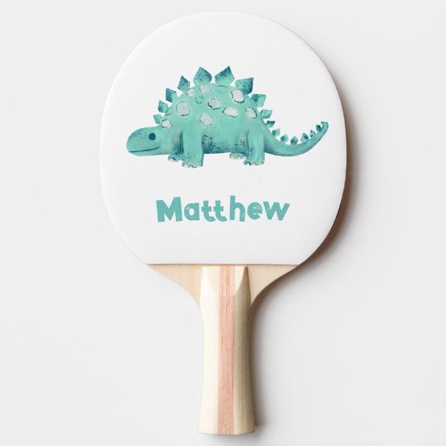 Dinosaur Ping Pong Paddle (Front)