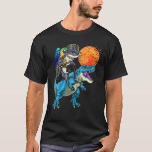 Dinosaur. Pirate Shark Halloween T-Shirt