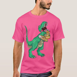 Dinosaur Pizza TRe Eating Pizza TRe And Pizza T-Shirt