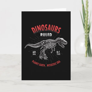 Dinosaur Planet Earth Mesozoic Era   Dinosaur Card