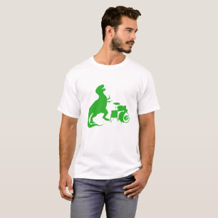 Dinosaur playing drums - Choose background color