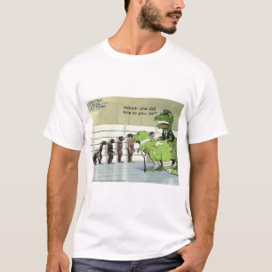 Dinosaur Police Lineup Funny  T-Shirt