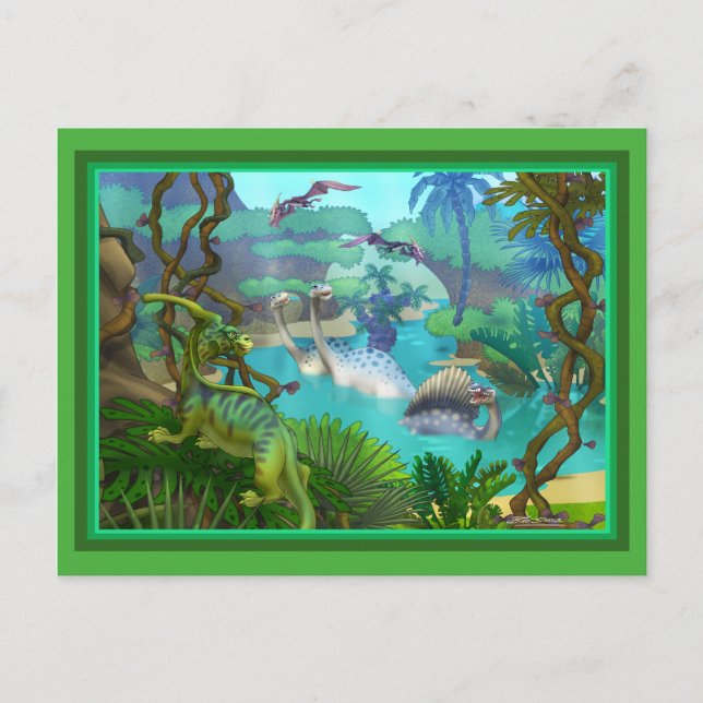 Dinosaur Postcard (Front)