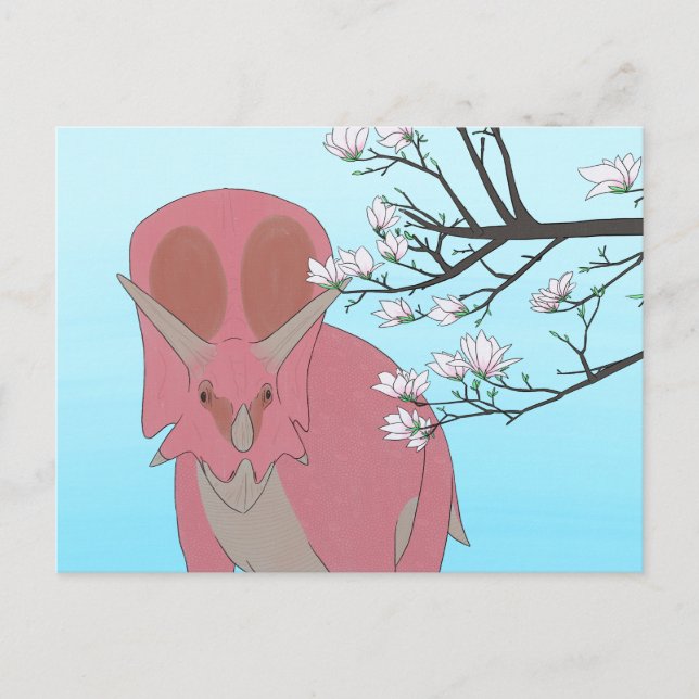 Dinosaur postcard - Torosaurus (Front)