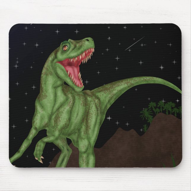 Dinosaur - Prehistoric Night Mouse Mat (Front)