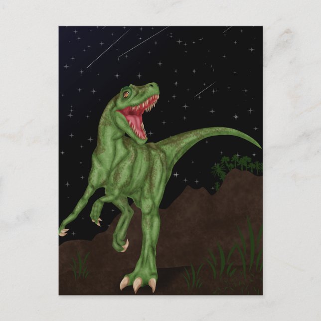 Dinosaur - Prehistoric Night Postcard (Front)