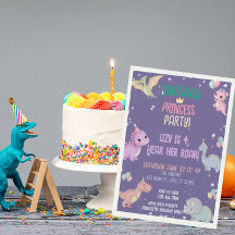 Dinosaur Princess Party 4th birthday