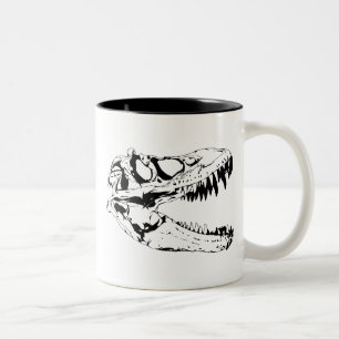 dinosaur print Two-Tone coffee mug