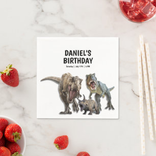 Dinosaur Printable birthday party, Dino Party Napkin