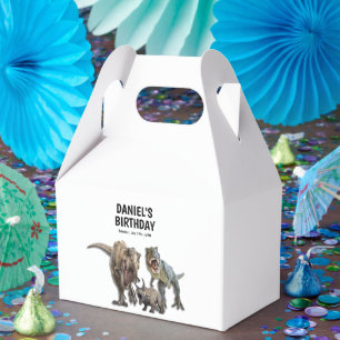 Dinosaur Printable birthday party, T rex Birthday Favour Box
