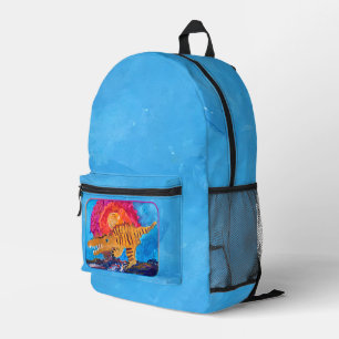 Dinosaur Printed Backpack