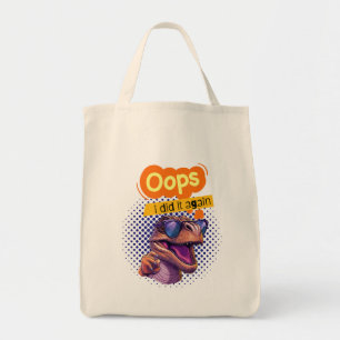 dinosaur quote tote bag