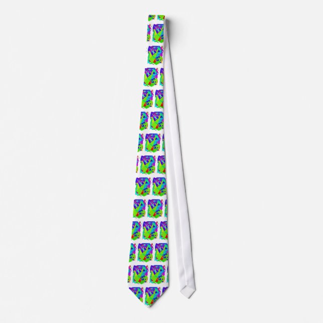 Dinosaur Rave Tie (Front)