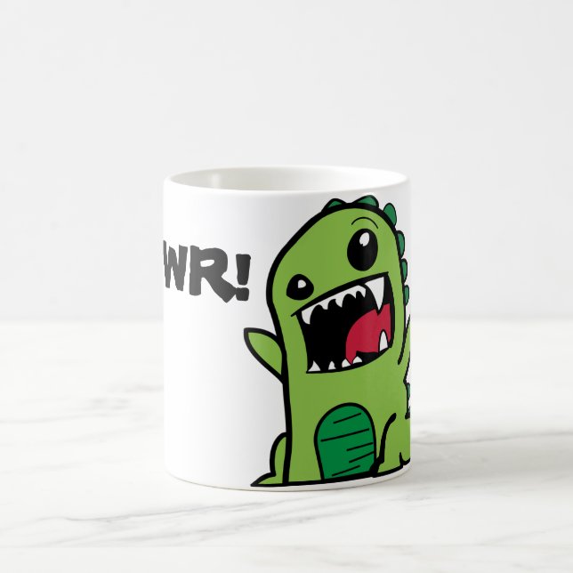 Dinosaur Rawr Coffee Mug (Center)