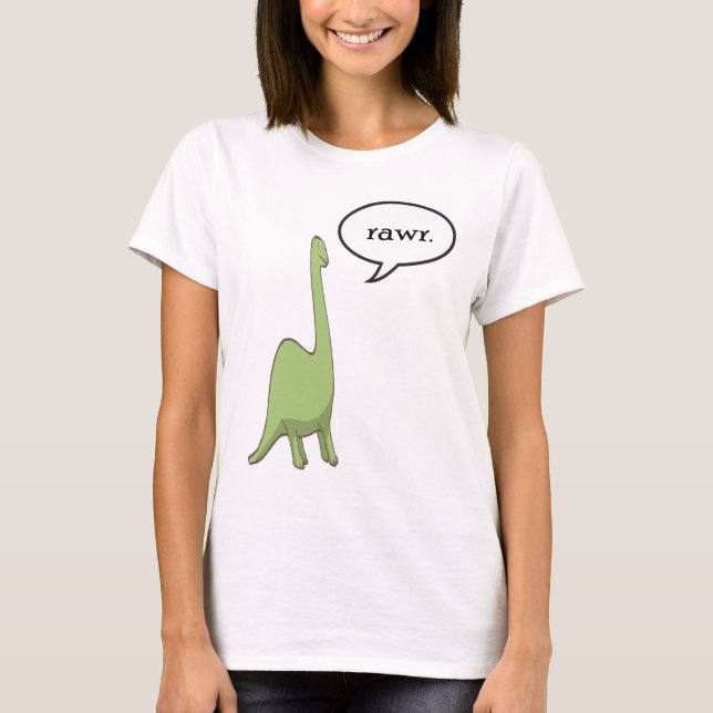 Dinosaur rawr! T-Shirt (Front)