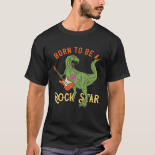 Dinosaur Rex Rockstar  Perfect Trex Gif T-Shirt