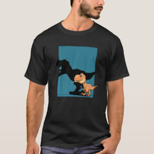 Dinosaur Rex Shadow Figure Dino for a Kids and adu T-Shirt