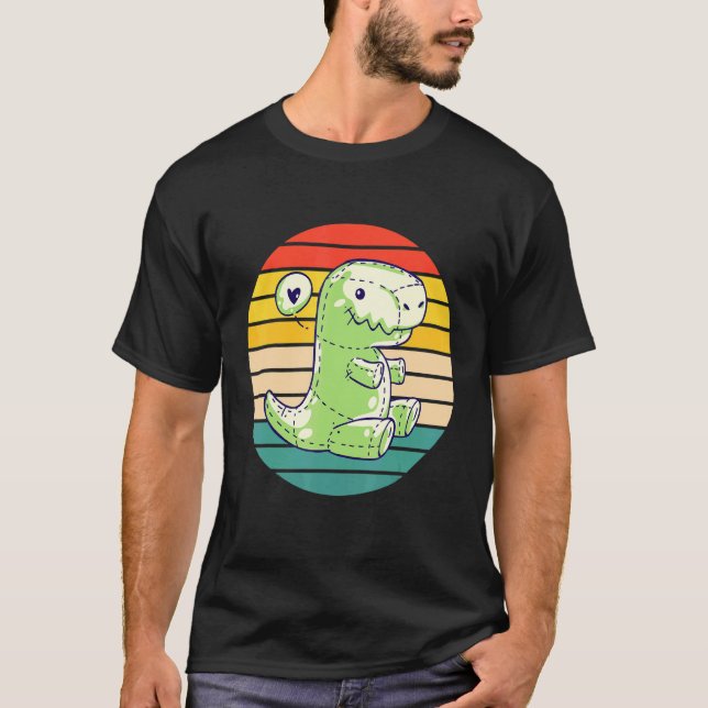 Dinosaur rex Stuffed Plushie T-Shirt (Front)