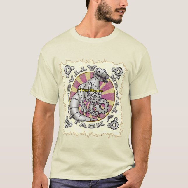 Dinosaur Robot  T-Shirt (Front)