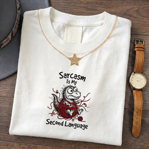 Dinosaur Sarcasm Funny T-Shirt