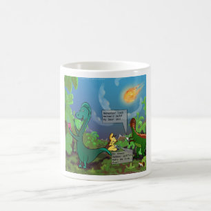 Dinosaur Selfie Funny Comic Coffee Mug