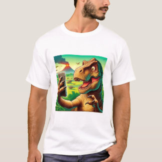 Dinosaur Selfie Shirt -Funny Dinosaur Lover Appare