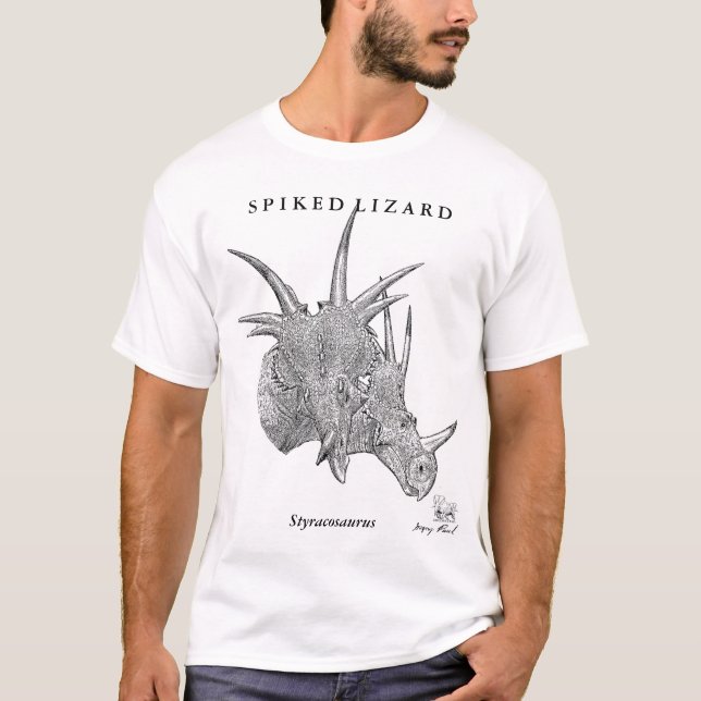 Dinosaur Shirt Styracosaurus Gregory Paul (Front)