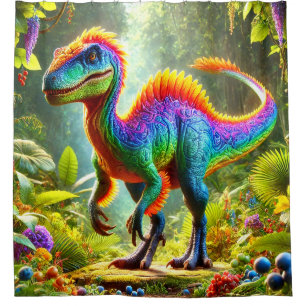 Dinosaur Shower Curtain
