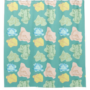 DINOSAUR SHOWER CURTAIN