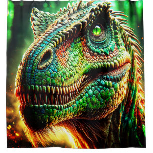Dinosaur Shower Curtain