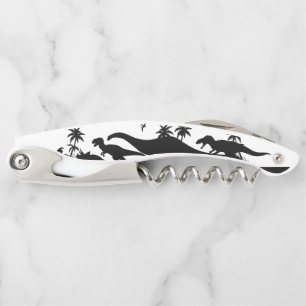 Dinosaur Silhouettes Corkscrew