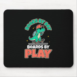 Dinosaur Skateboarding Books Dino Play Fun Activit Mouse Mat