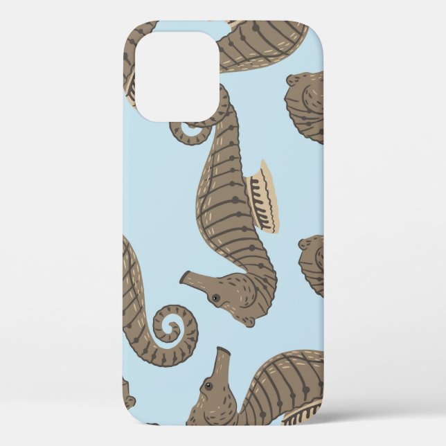 Dinosaur skeleton, grunge seamless pattern. Case-Mate iPhone case (Back)