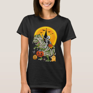 dinosaur skeleton halloween T-Shirt